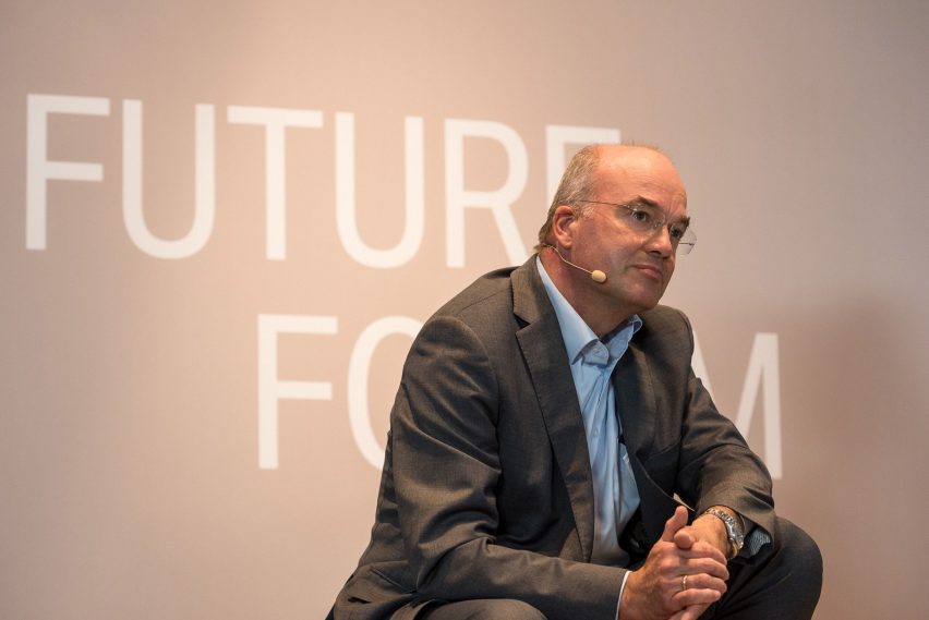 Thomas Becker, jefe de la estrategia de desarrollo sostenible de BMW, en un evento