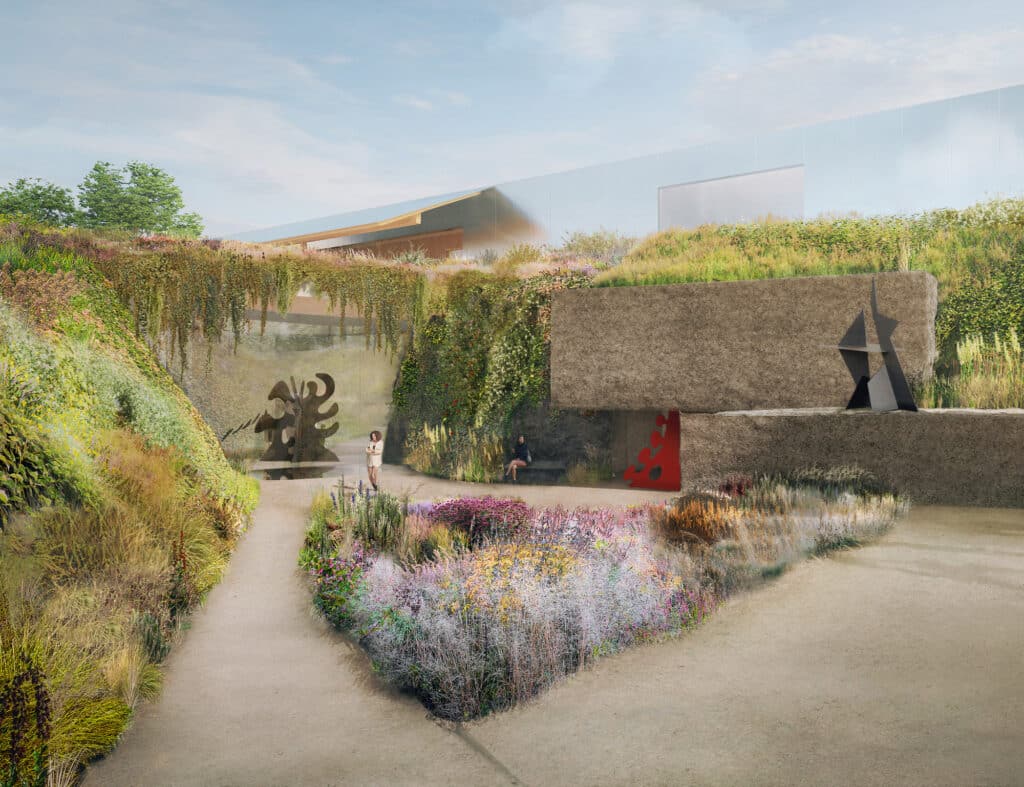 Herzog & de Meuron colabora con Piet Oudolf para diseñar Calder Gardens en Filadelfia